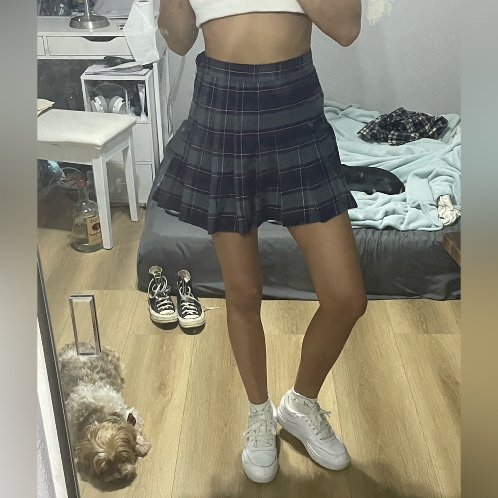 Anerican Apparel Plaid Tennis Skirt